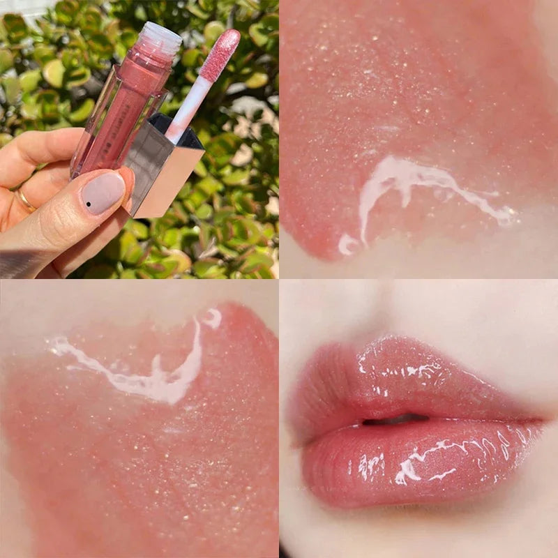 Moisten & Shine Lip Glaze – Reflective Glitter Finish & Plumping Effect
