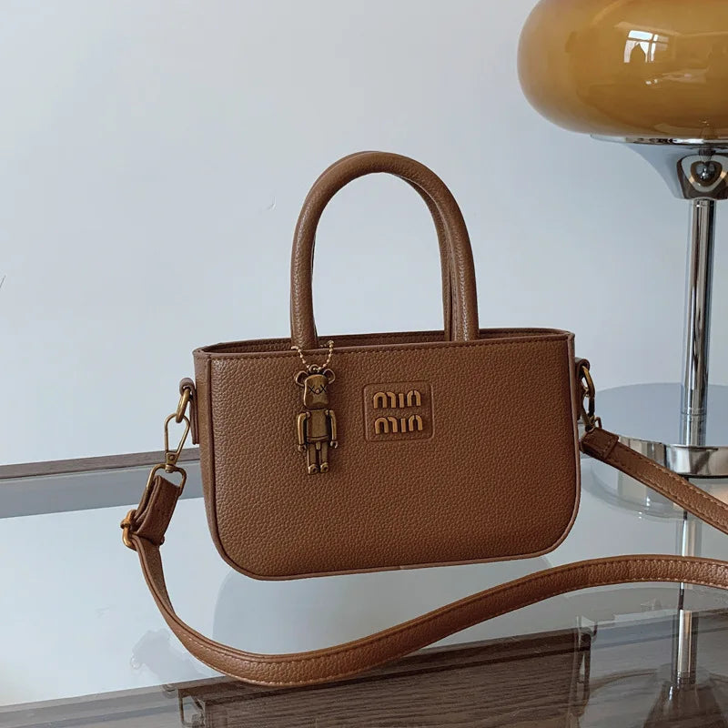 Small Crossbody Phone Bag for Women - Minimalist Vegan Leather Shoulder Purse