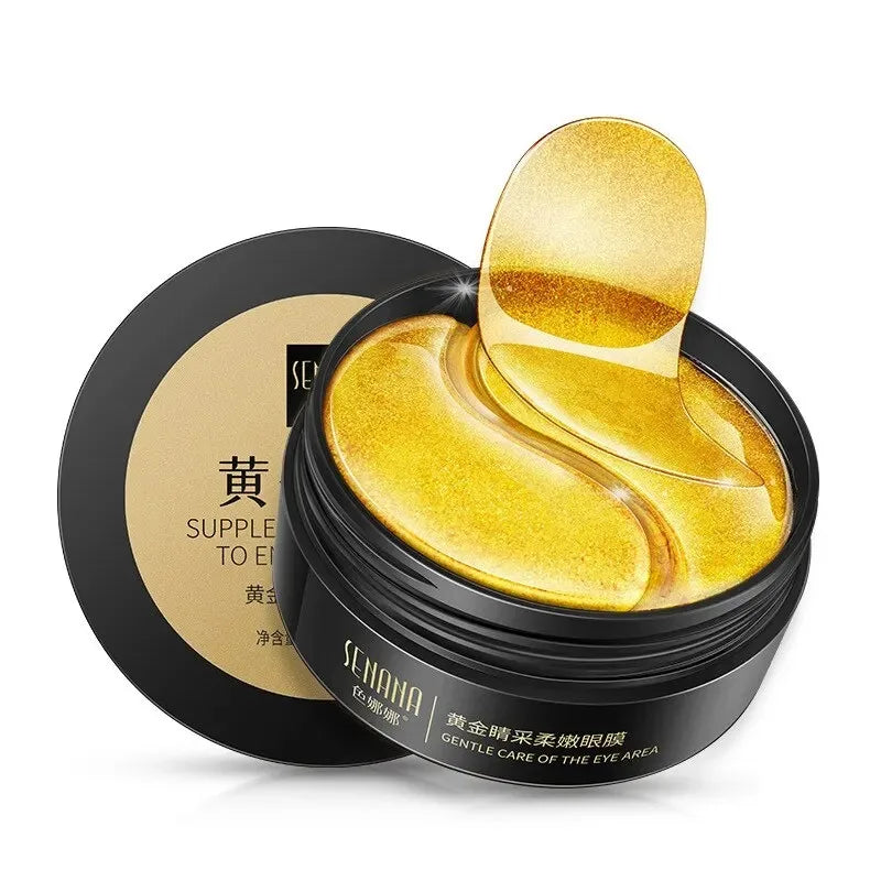 Gold Collagen Crystal Eye Mask Set (60 Pcs) | Hydrating & Refreshing Skin Care