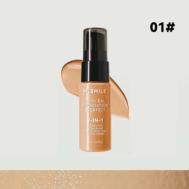 Flawless Matte BB Cream Foundation – Oil-Control, Waterproof, Long-Lasting Full Coverage Concealer Base