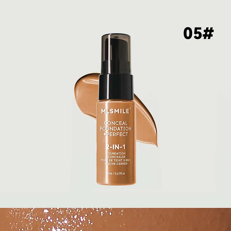 Flawless Matte BB Cream Foundation – Oil-Control, Waterproof, Long-Lasting Full Coverage Concealer Base