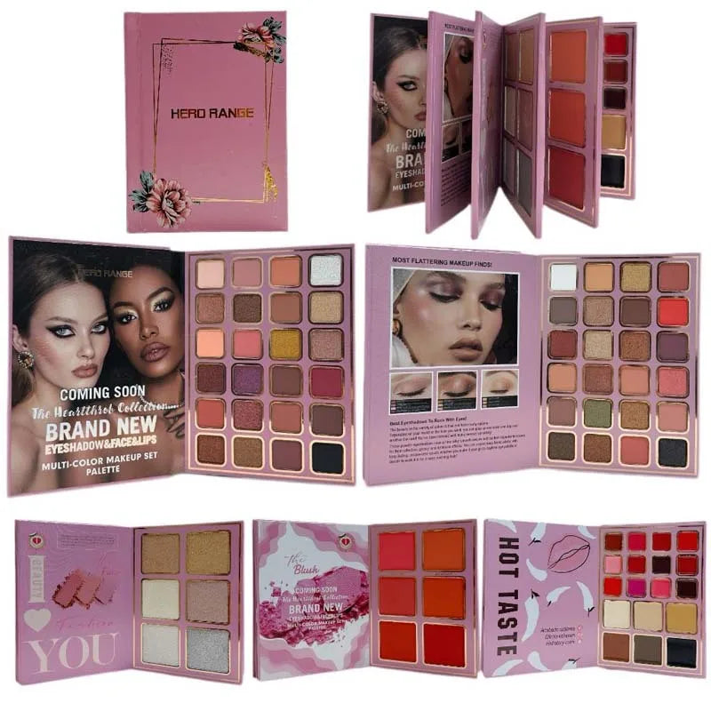 All-in-One Beauty Palette – 78 Shades of Matte, Shimmer, Contour & Glow