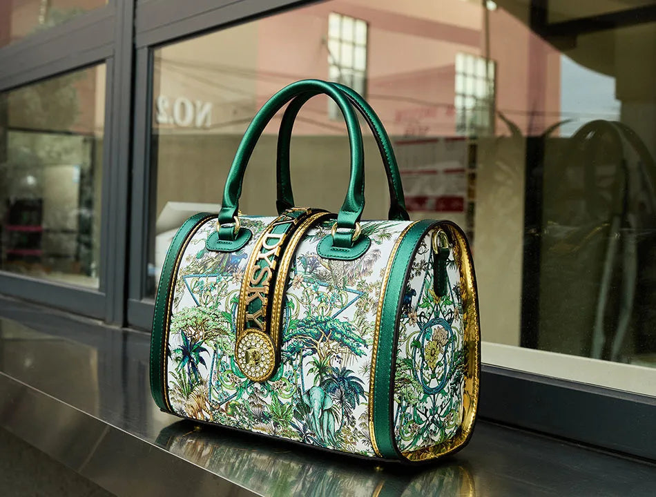 Luxury Geometric Pillow Bag | Large Capacity Microfiber Tote & Crossbody