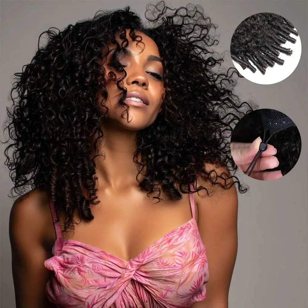 28” Burmese Curly Human Hair Wig – 250% Density 13x4 HD Lace Frontal (Pre-Plucked)