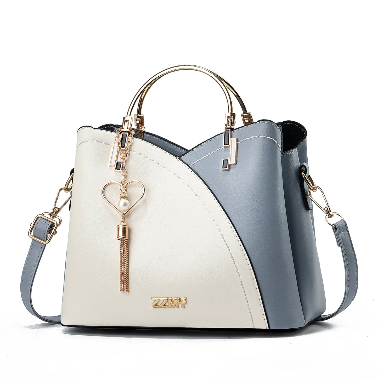 Chic Color-Block Bucket Bag – Korean-Inspired Large Capacity Crossbody & Shoulder Handbag