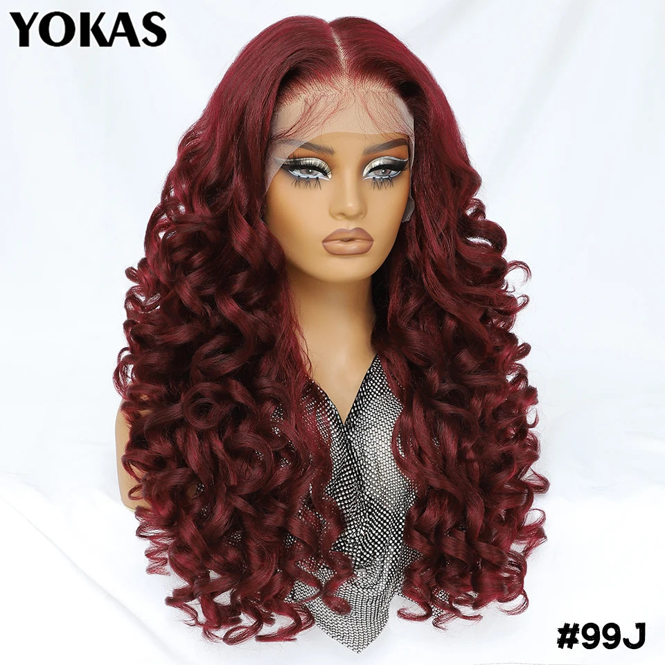 Latisha Lace Front Wigs Synthetic 24 Inch T Part Wigs For Afro Women Latisha Sensational Wigs With Baby Hair For African Female