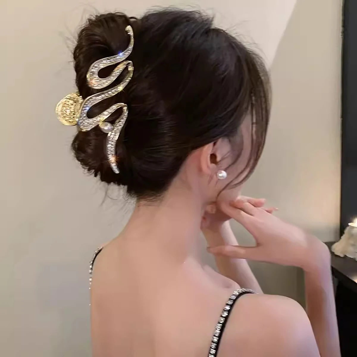 Luxury Irregular Metal Hair Claw Clip