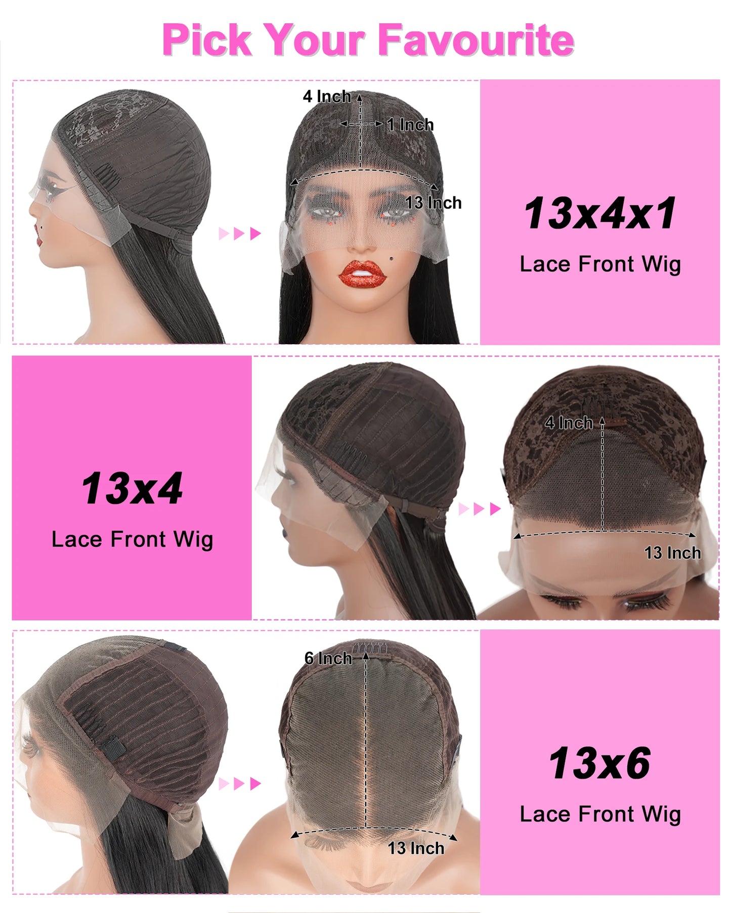 Chocolate Brown Body Wave Lace Front Wig | 13x6 Pre-Cut Glueless Wig | 200% Density Synthetic Hair