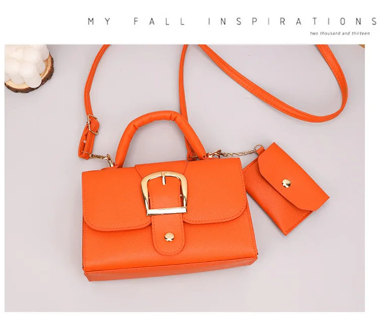 Modern Square Crossbody Bag for Women – Minimalist PU Leather Camera Bag with Adjustable Strap – Stylish Small Handbag for Daily Commute & Travel
