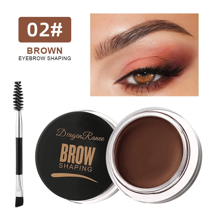 Dragon Ranee Wild Eyebrow Styling Cream: 3D Feathery Brow Soap & Clear Setting Wax