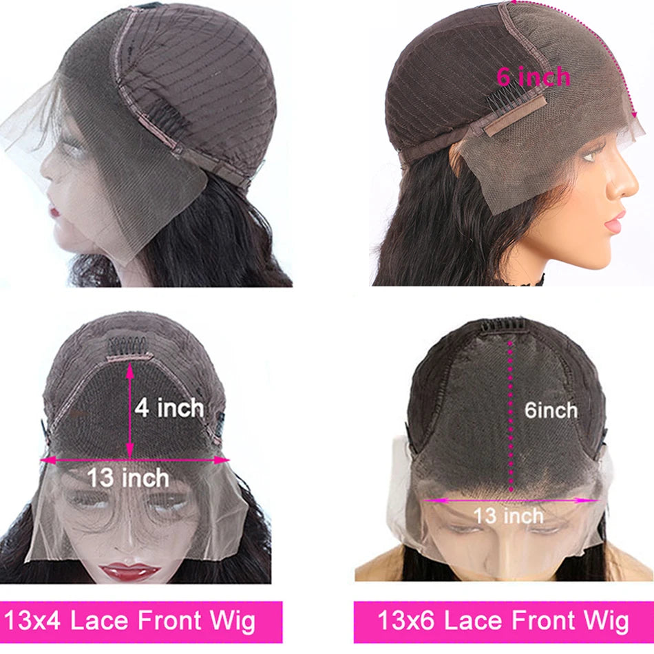 Natural Melt: HD Transparent Lace Straight Human Hair Wig – Pre-Plucked 13x6 Frontal