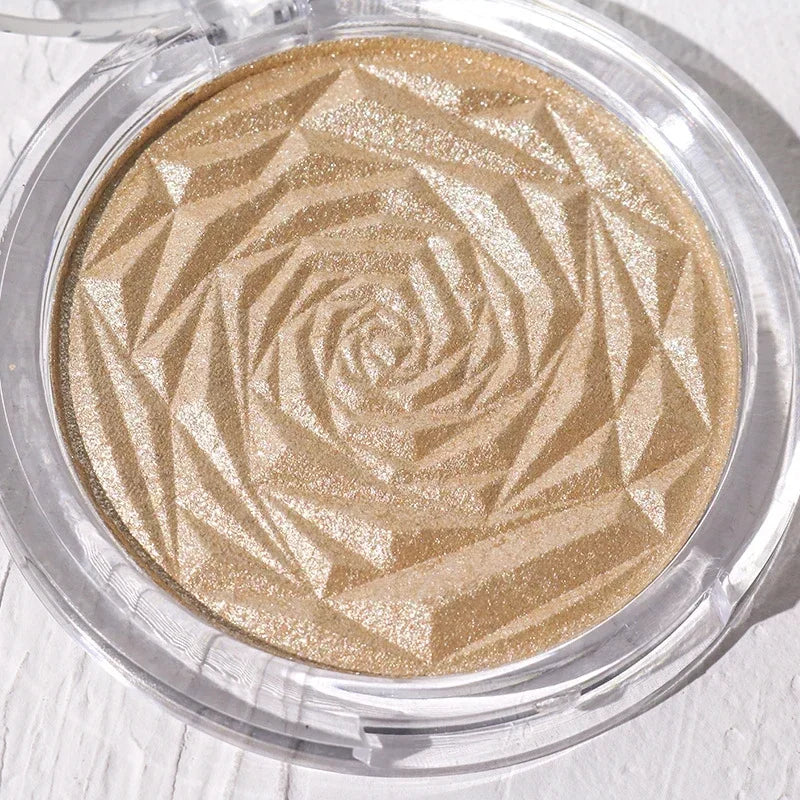 Diamond Glow Highlighter Palette – Ultra-Concentrated Shimmer & Contour