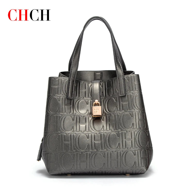 Luxury Embossed Leather Tote Bag for Women ✨