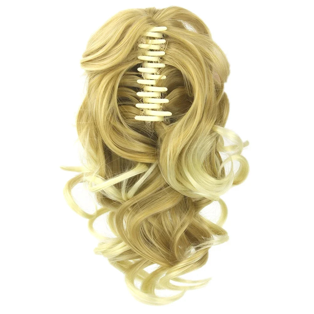 Short Curly Claw Clip Ponytail Extension – Synthetic Hair