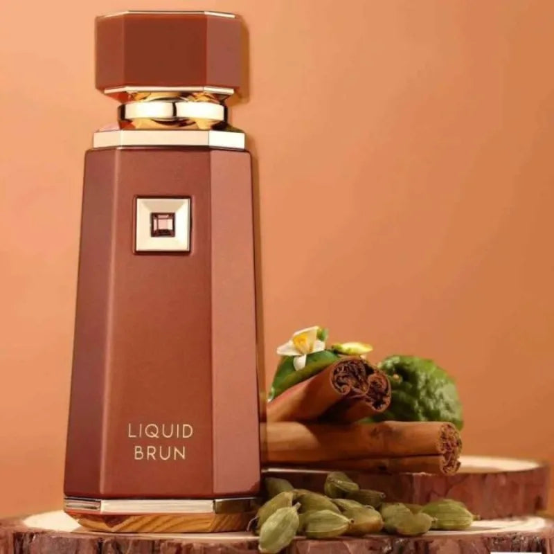 French Avenue Liquid Brun Eau de Parfum - 3.4 oz (100ml) | Premium Woody Arab Perfume for Men