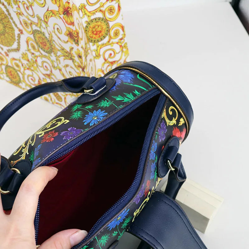 Luxury Geometric Pillow Bag | Large Capacity Microfiber Tote & Crossbody
