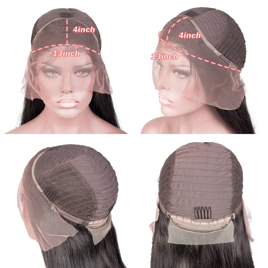 13x4 HD Lace Frontal Wig - 36" Body Wave (Honey Blonde #613)