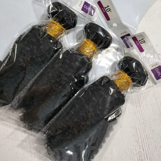 Mongolian Kinky Curly Human Hair Bundles | 8–30 Inch Natural Curly Virgin Hair Weave Bundles