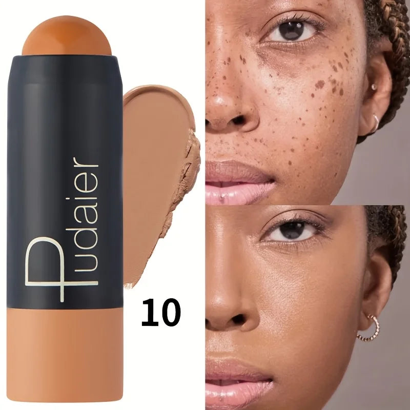 Pro-Finish 2-in-1 Foundation & Concealer Stick – Full Coverage & Waterproof