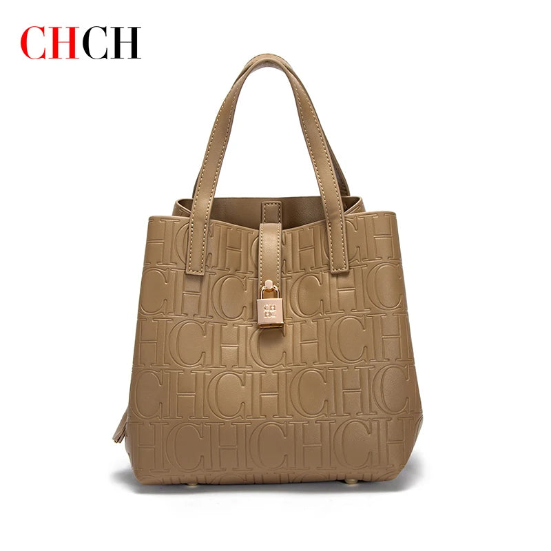 Luxury Embossed Leather Tote Bag for Women ✨