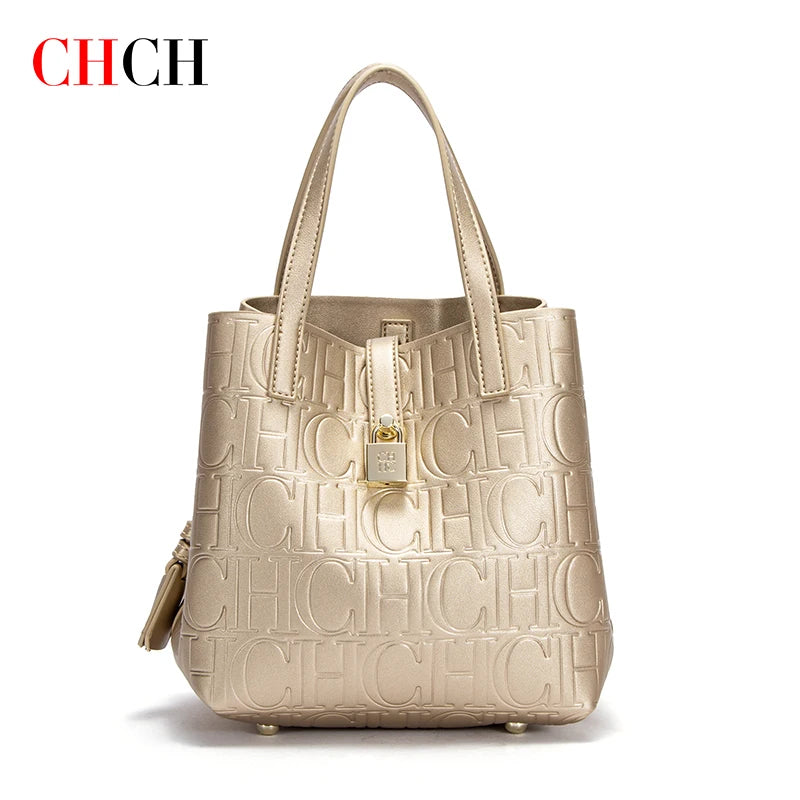Luxury Embossed Leather Tote Bag for Women ✨