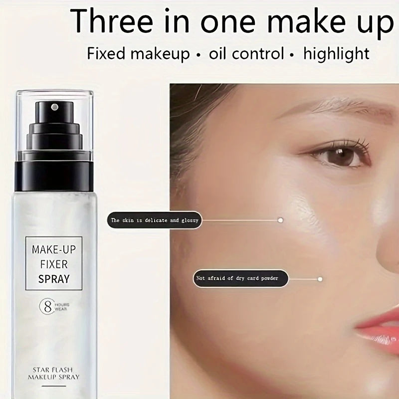 Long-Lasting Hydrating Setting Spray – Oil Control Makeup Fixer (100ml)