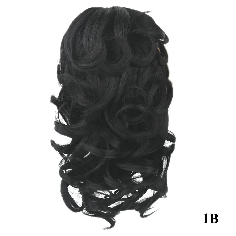 Short Curly Claw Clip Ponytail Extension – Synthetic Hair