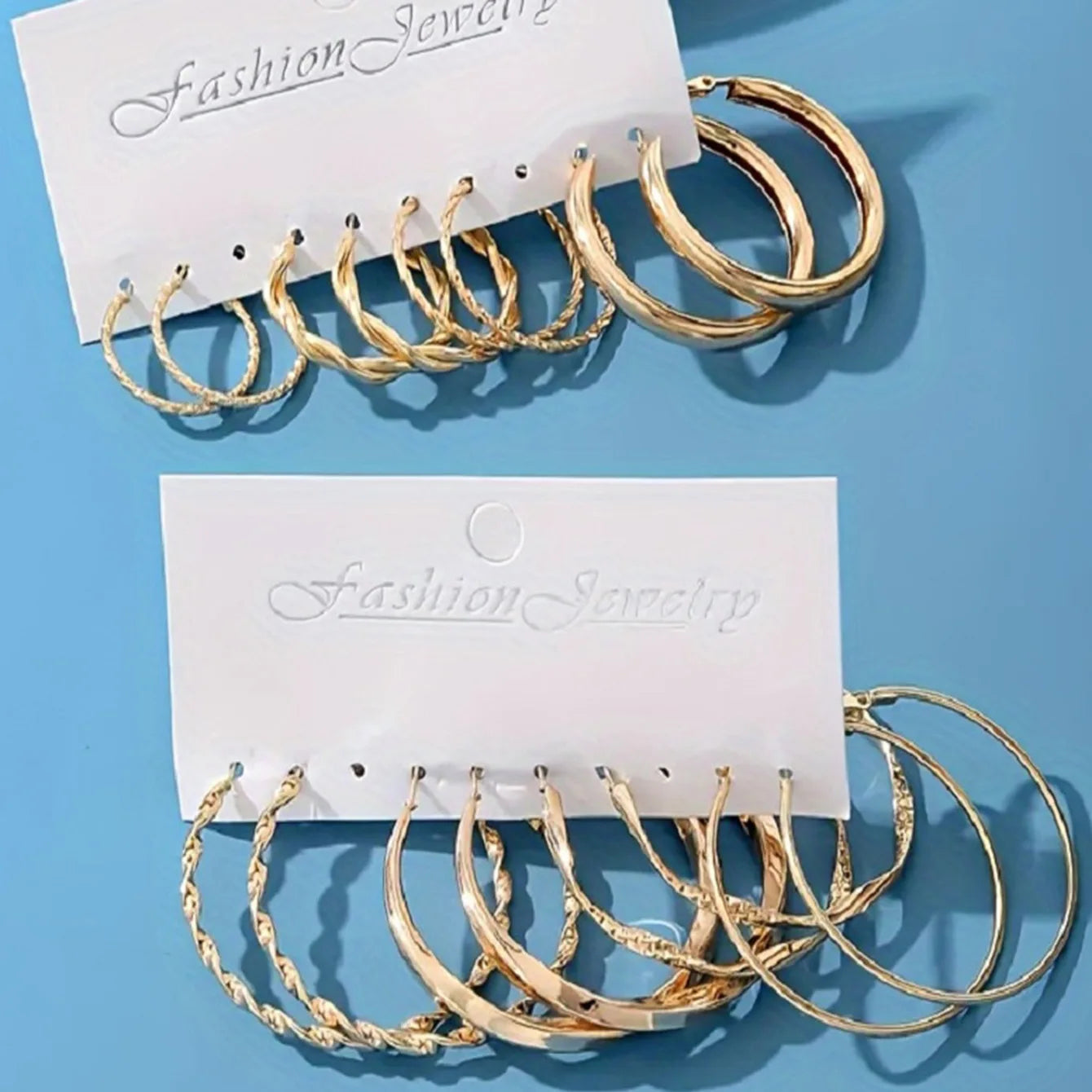 Gold Mobius Twisted Hoop Earrings | Minimalist Geometric Circular Studs