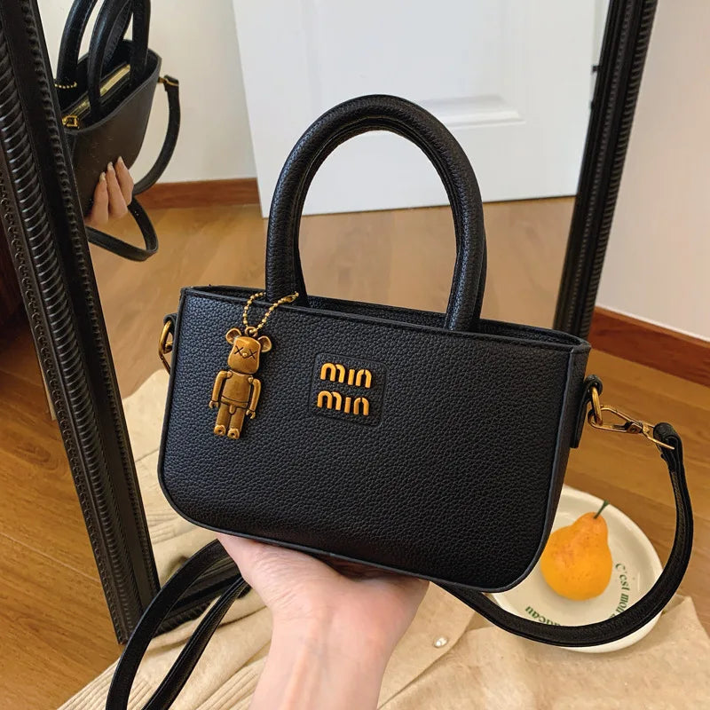 Small Crossbody Phone Bag for Women - Minimalist Vegan Leather Shoulder Purse