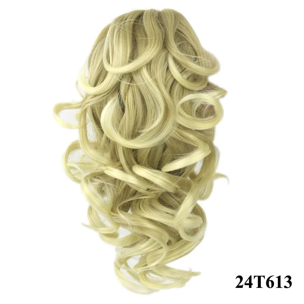 Short Curly Claw Clip Ponytail Extension – Synthetic Hair