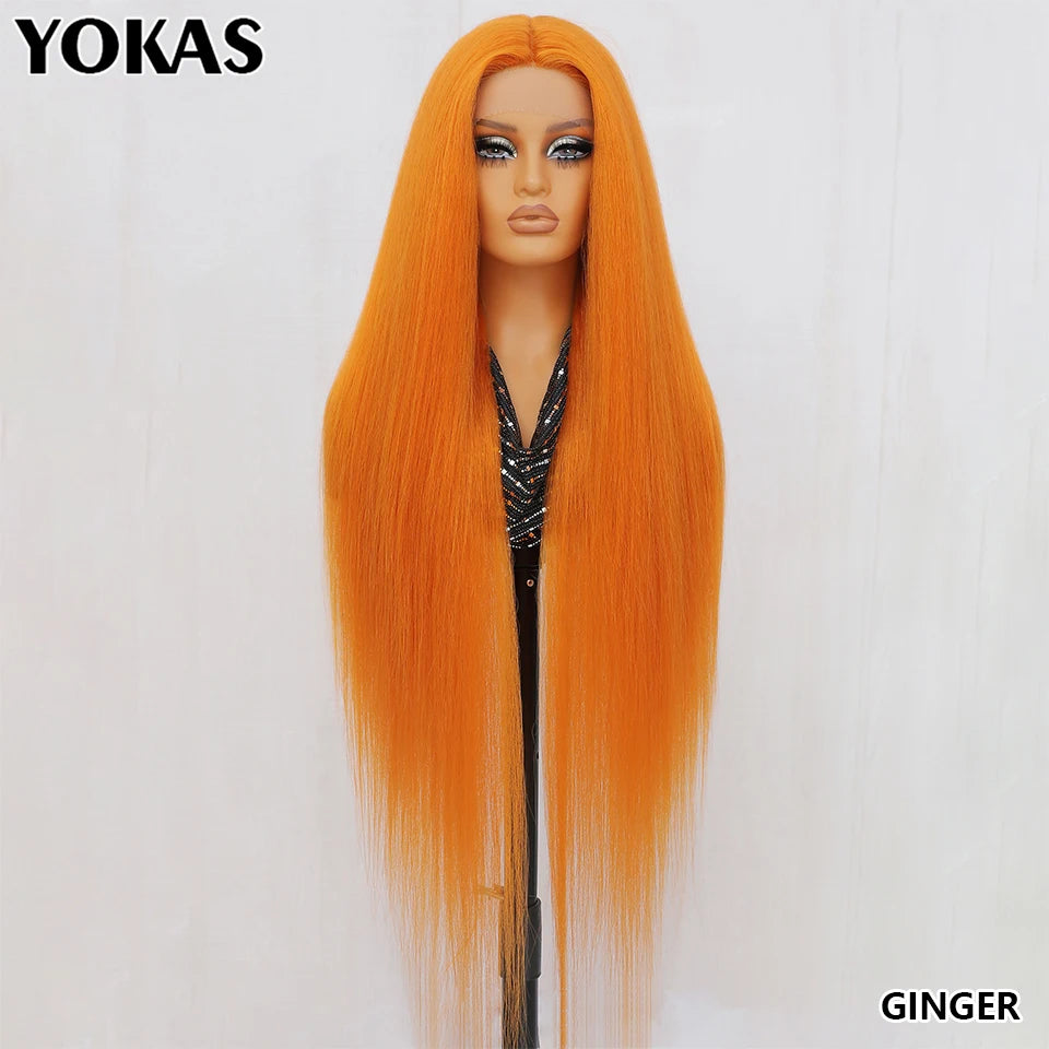 30" Straight 13x6 Lace Frontal – Natural Hairline Synthetic Wig