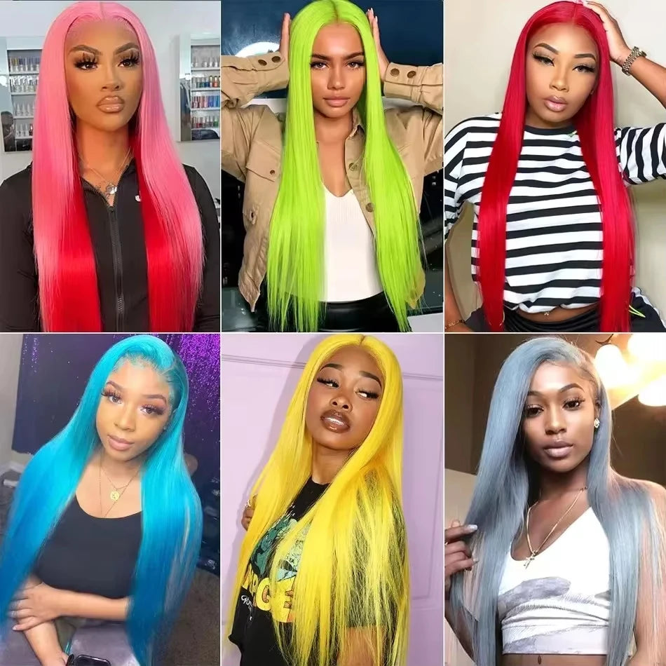Ultra-Long 34" 613 Blonde Straight Human Hair Wig - HD Transparent 13x4/13x6 Full Frontal Lace - Pre-Plucked Bleached Knots
