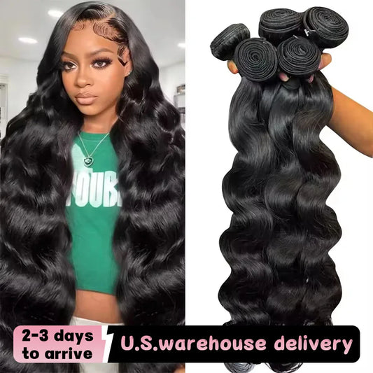 100% Raw Unprocessed Body Wave Bundles – 16A Grade Virgin Brazilian Hair Extensions