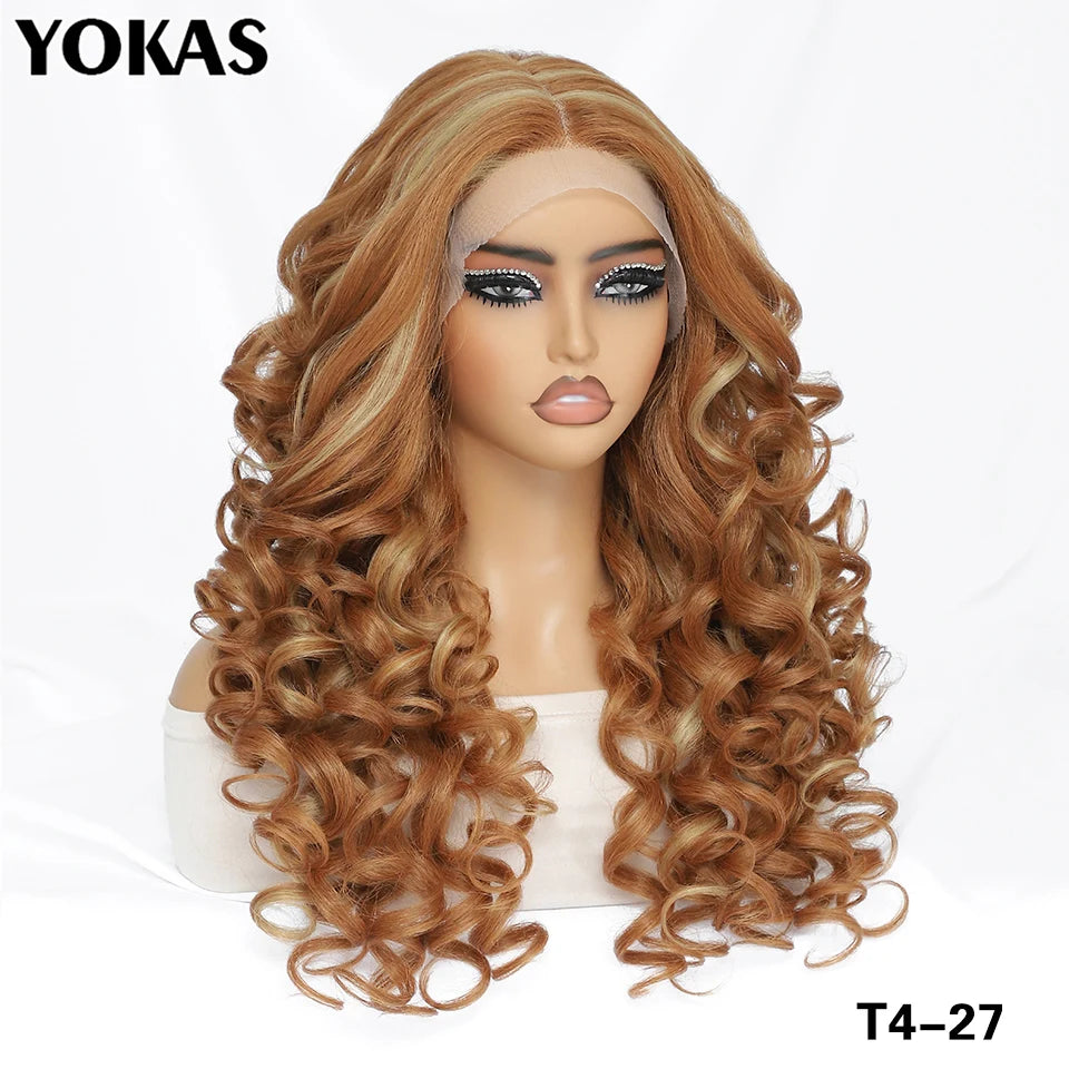 Latisha Lace Front Wigs Synthetic 24 Inch T Part Wigs For Afro Women Latisha Sensational Wigs With Baby Hair For African Female